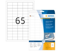 Eemaldatavad etiketid Herma - 38.1x21.2mm, 25 lehte